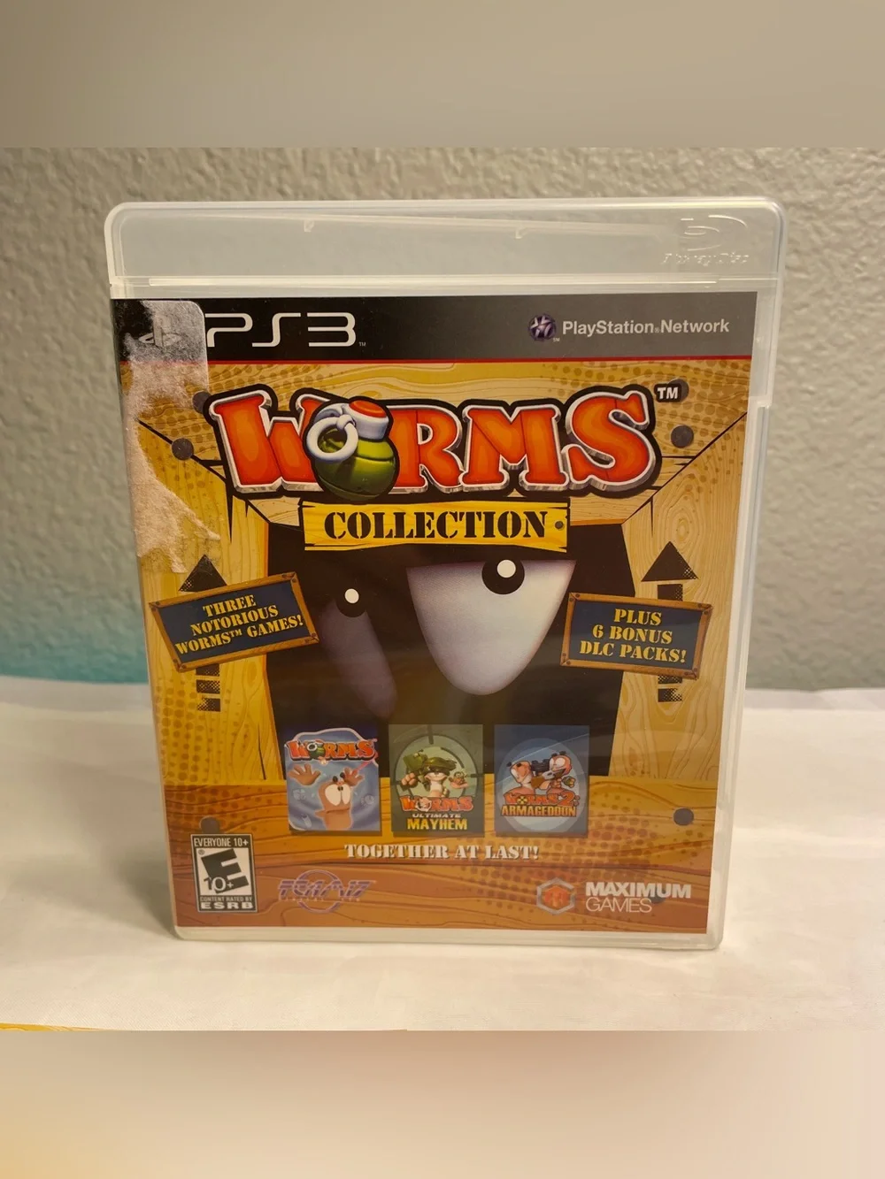 Worms Collection (Sony PlayStation 3, 2013) - CIB Tested & Works Complete Minty